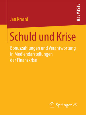 cover image of Schuld und Krise